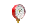 Manometro tipo Bourdon, DN 68, 1/8" NPT verticale Classe 1.6, con vite d'azzeramento, scala per pressione: bar / psi, per R22, R407C & R410A