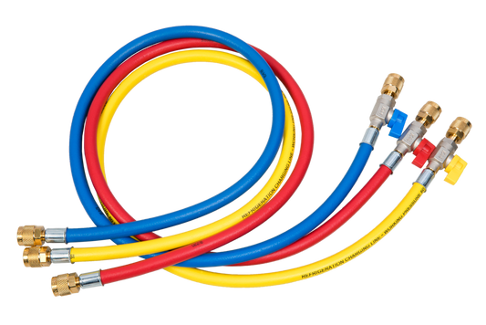 Set di 3 tubi flessibili con valvola a sfera CA-CCL-60 REFCO