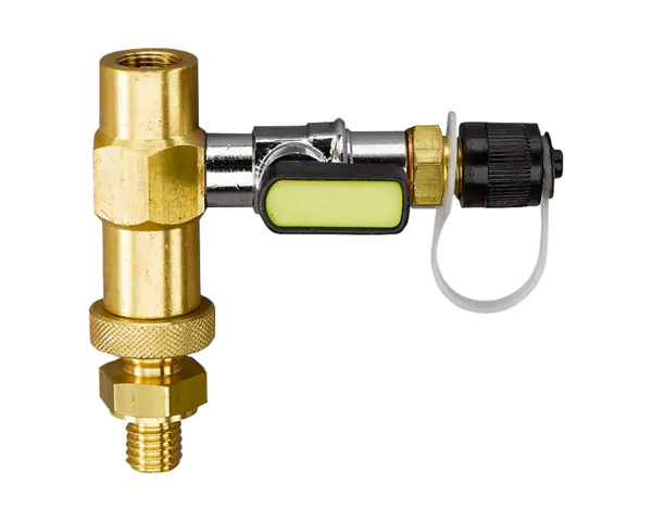 Adattatore di riempimento per bombole di refrigerante sulle bilance REFCO, con filettature sinistra 1/2"-16G ACME - Filling adapter