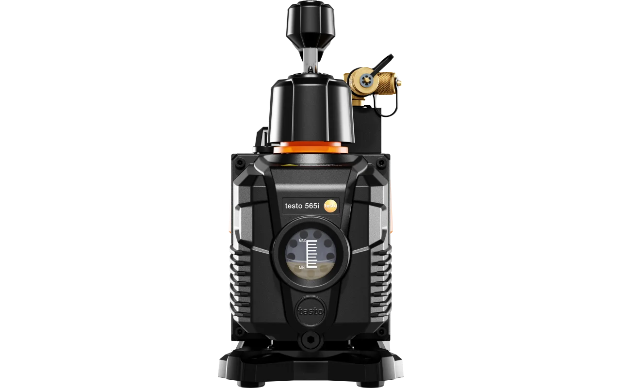 Testo 565i - Pompa smart per il vuoto per evacuazioni dell'impianto automatizzate con test di tenuta integrato, 10 CFM (283 l/min)